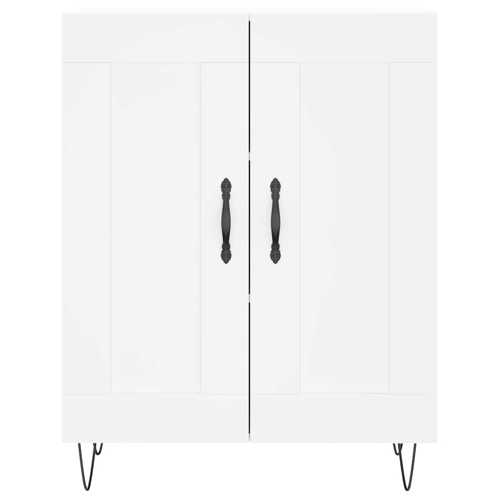 Sideboard White 69.5x34x90 cm Engineered Wood