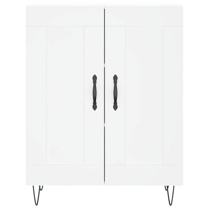 Sideboard White 69.5x34x90 cm Engineered Wood