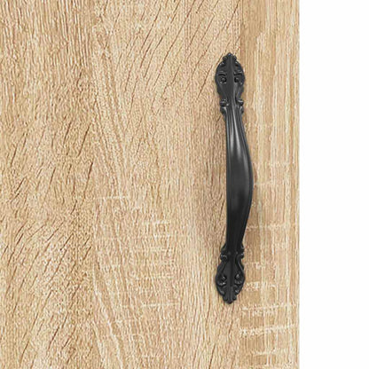 Sideboard Sonoma oak 69.5 x 34 x 90 cm Engineered Wood and Iron