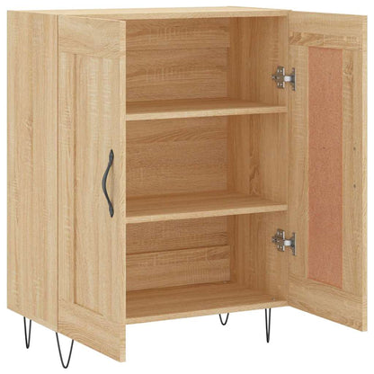 Sideboard Sonoma oak 69.5 x 34 x 90 cm Engineered Wood and Iron