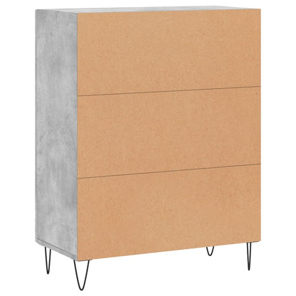 Sideboard Concrete Grey 69.5x34x90 cm Engineered Wood