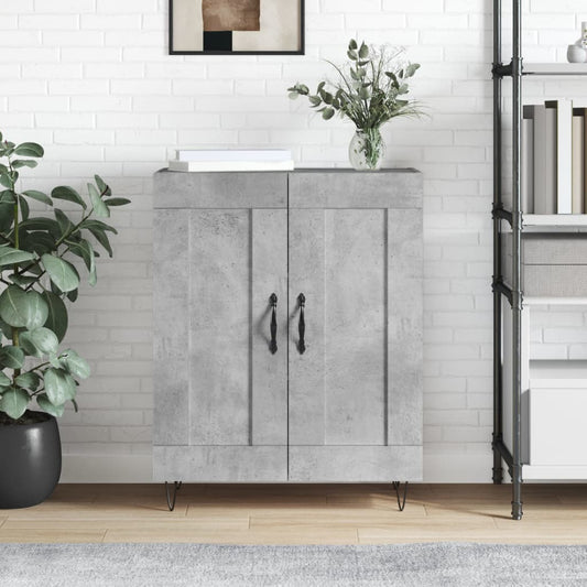 Sideboard Concrete Grey 69.5x34x90 cm Engineered Wood