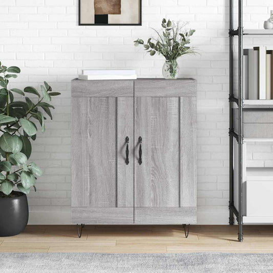 Sideboard Grey Sonoma 69,5x34x90 cm Engineered Wood