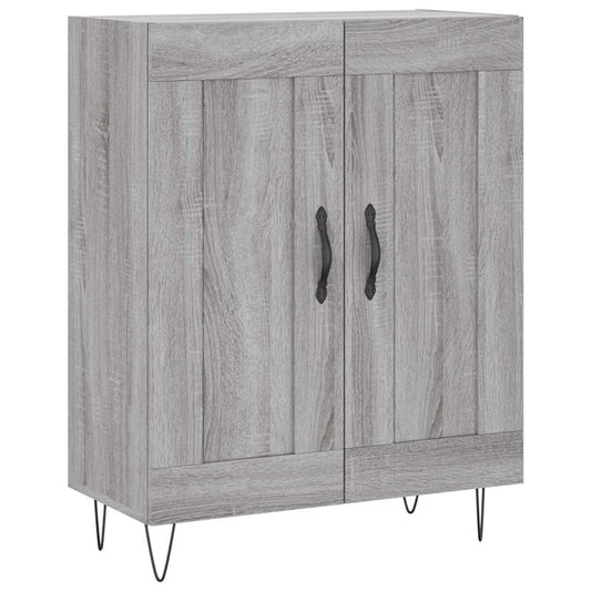 Sideboard Grey Sonoma 69,5x34x90 cm Engineered Wood