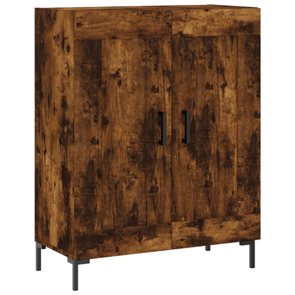 Sideboard Smoked Oak 69.5x34x90 cm Engineered Wood