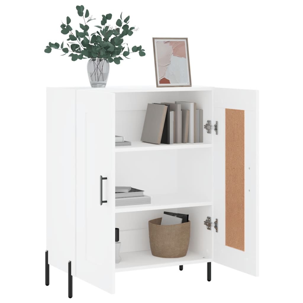 Sideboard White 69.5x34x90 cm Engineered Wood