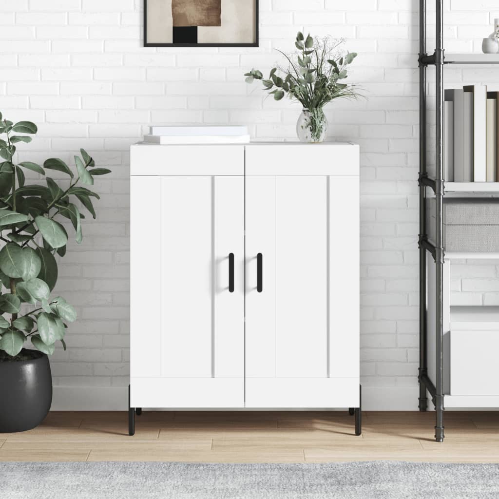 Sideboard White 69.5x34x90 cm Engineered Wood