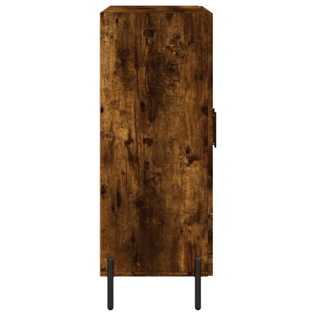 Sideboard Smoked Oak 69.5x34x90 cm Engineered Wood