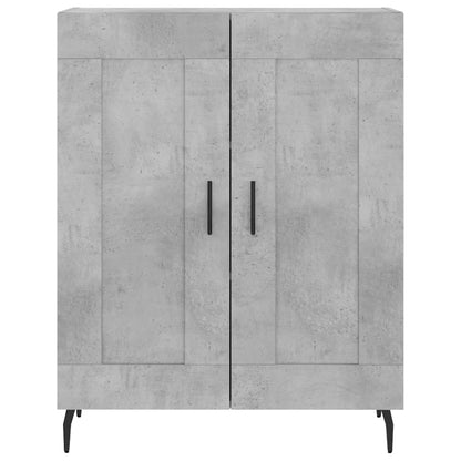 Sideboard Concrete Grey 69.5x34x90 cm Engineered Wood
