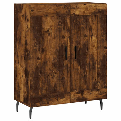 Sideboard Smoked Oak 69.5x34x90 cm Engineered Wood