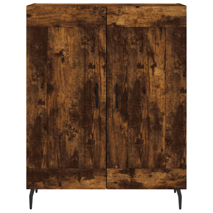 Sideboard Smoked Oak 69.5x34x90 cm Engineered Wood