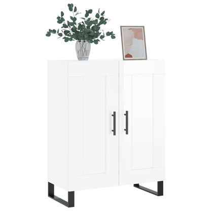 Sideboard High Gloss White 69.5x34x90 cm Engineered Wood