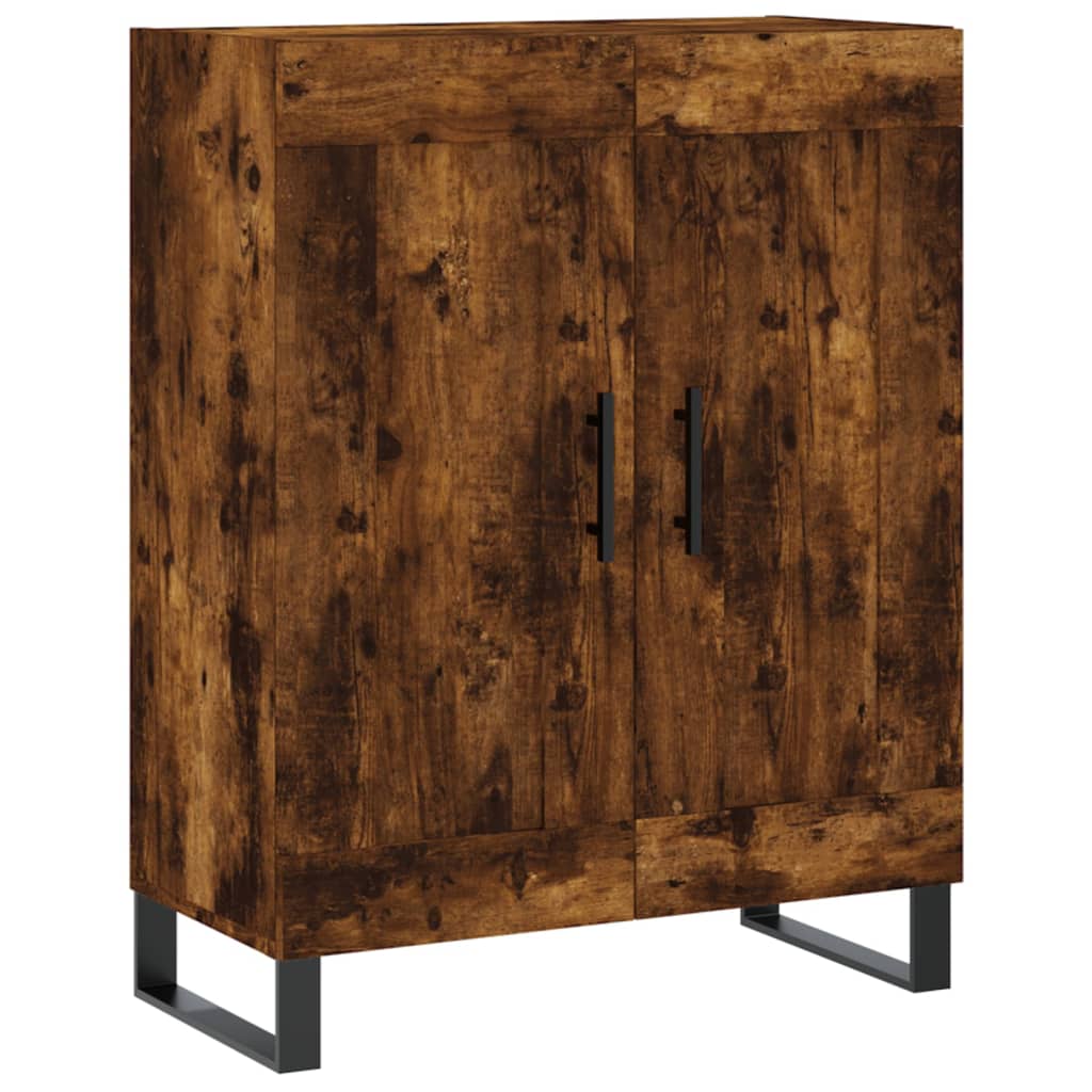 Sideboard Smoked Oak 69,5x34x90 cm Engineered Wood
