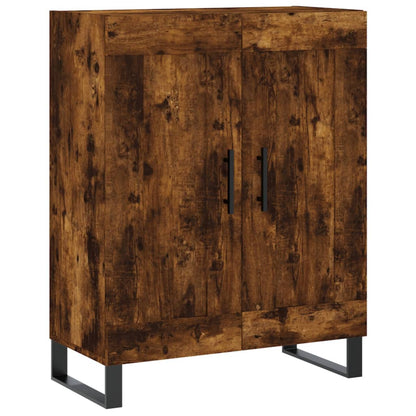 Sideboard Smoked Oak 69,5x34x90 cm Engineered Wood