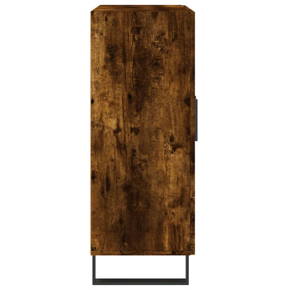Sideboard Smoked Oak 69,5x34x90 cm Engineered Wood