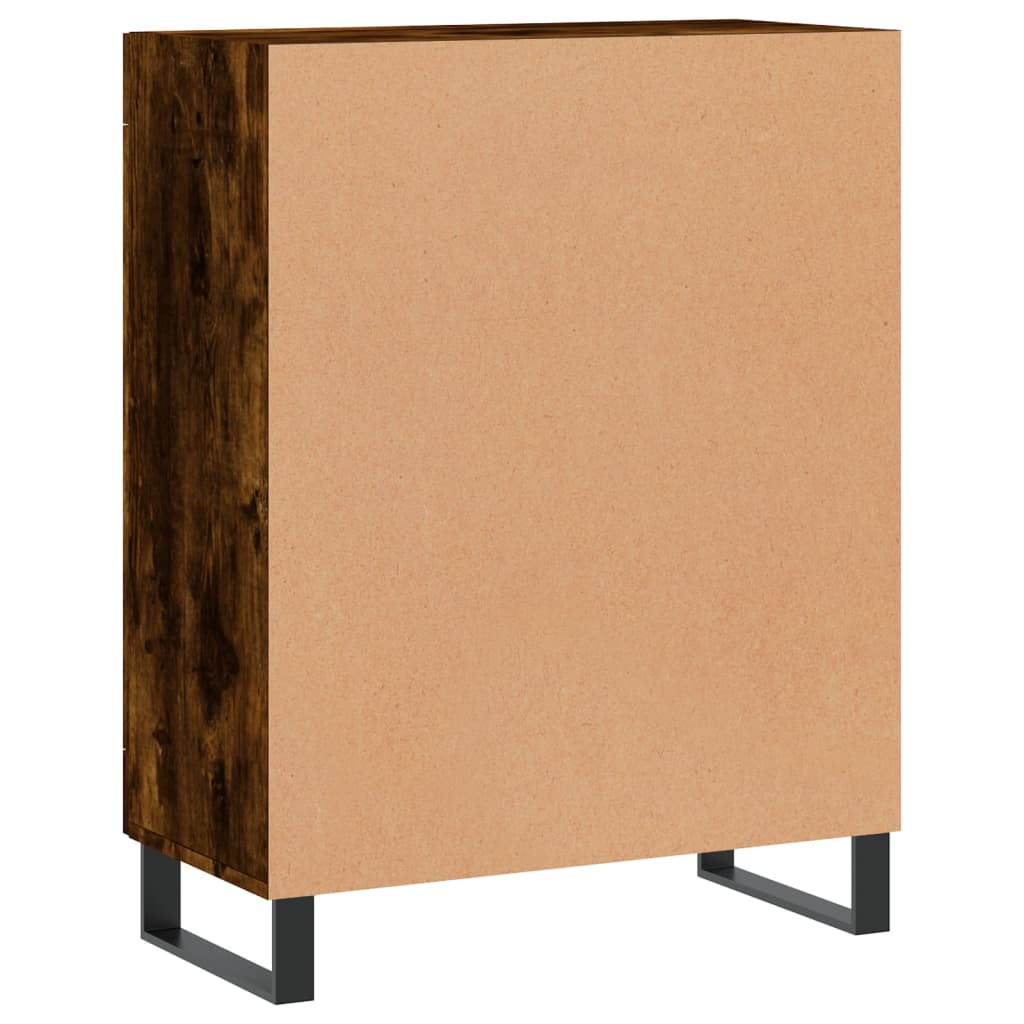 Sideboard Smoked Oak 69,5x34x90 cm Engineered Wood