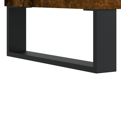 Sideboard Smoked Oak 69,5x34x90 cm Engineered Wood