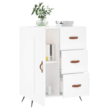 Sideboard White 69.5x34x90 cm Engineered Wood