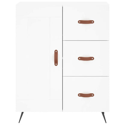 Sideboard White 69.5x34x90 cm Engineered Wood