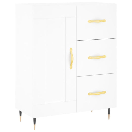 Sideboard White 69.5x34x90 cm Engineered Wood
