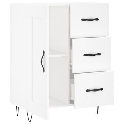 Sideboard White 69.5x34x90 cm Engineered Wood