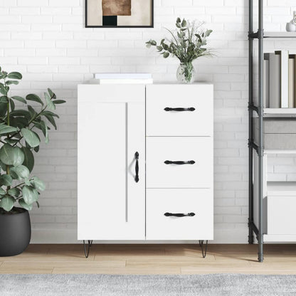 Sideboard White 69.5x34x90 cm Engineered Wood