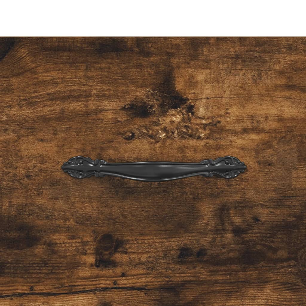 Sideboard Smoked Oak 69,5x34x90 cm Engineered Wood