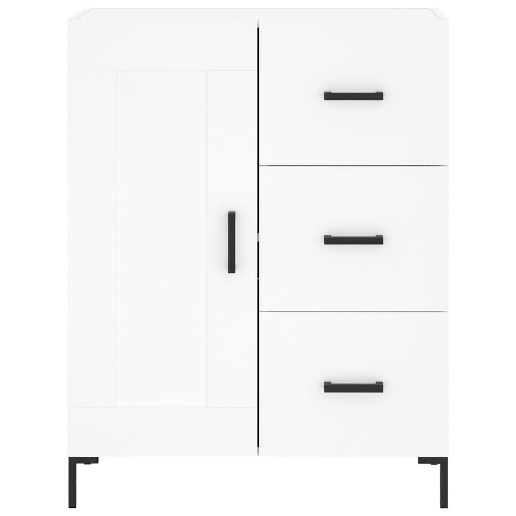 Sideboard White 69.5x34x90 cm Engineered Wood