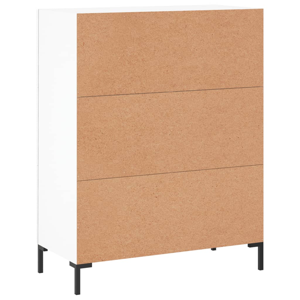 Sideboard White 69.5x34x90 cm Engineered Wood