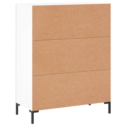 Sideboard White 69.5x34x90 cm Engineered Wood