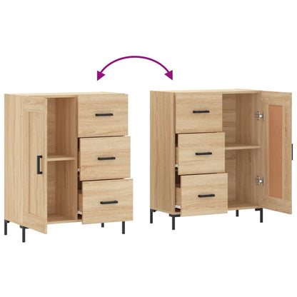 Sideboard Sonoma Oak 69.5x34x90 cm Engineered Wood