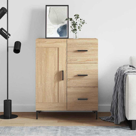 Sideboard Sonoma Oak 69.5x34x90 cm Engineered Wood