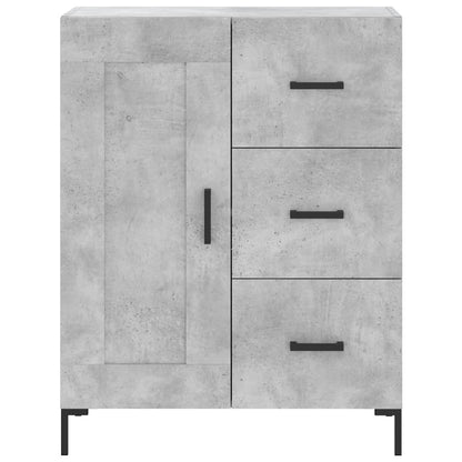 Sideboard Concrete Grey 69.5x34x90 cm Engineered Wood