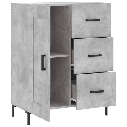Sideboard Concrete Grey 69.5x34x90 cm Engineered Wood