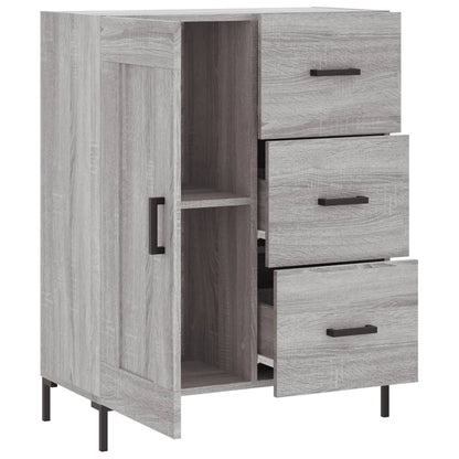 Sideboard Grey Sonoma 69.5x34x90 cm Engineered Wood