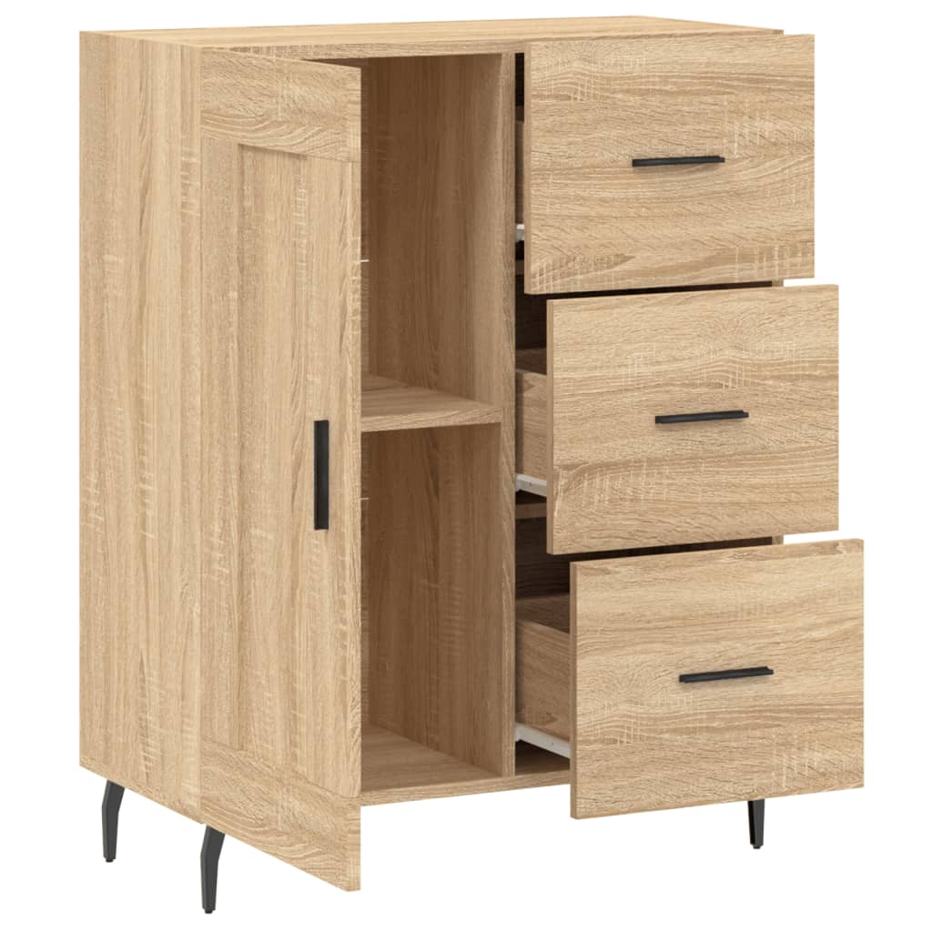 Sideboard Sonoma Oak 69.5x34x90 cm Engineered Wood