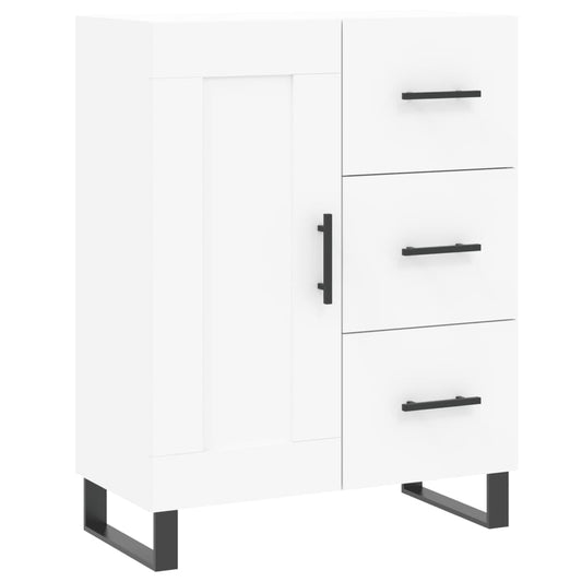 Sideboard White 69.5x34x90 cm Engineered Wood