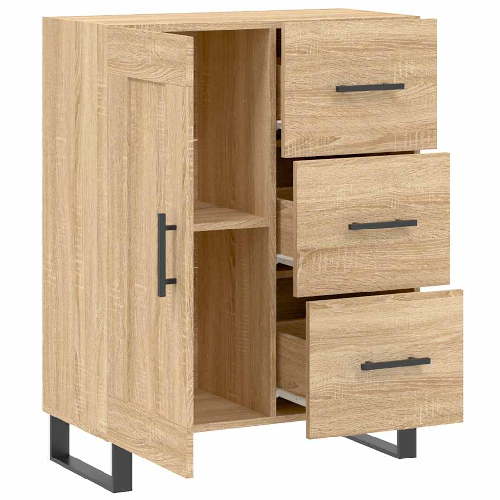 Sideboard Sonoma Oak 69.5x34x90 cm Engineered Wood