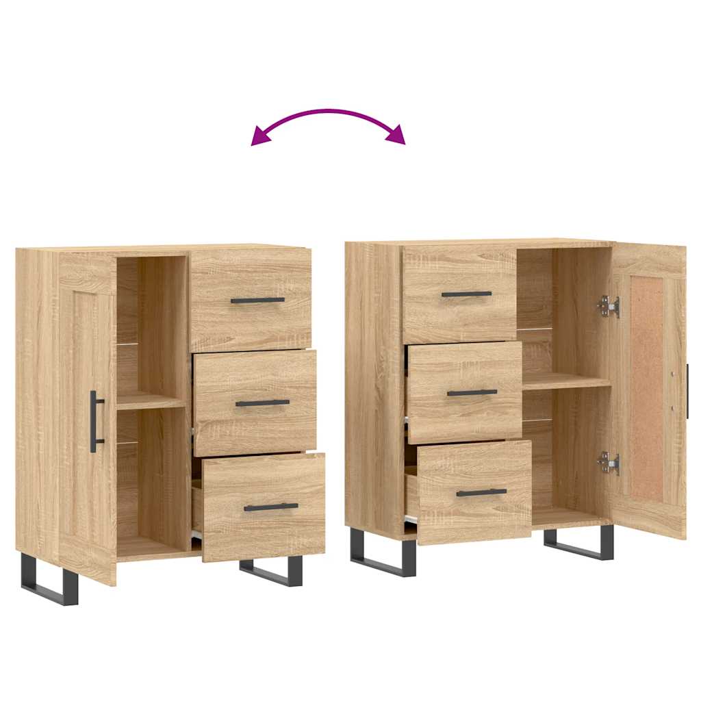 Sideboard Sonoma Oak 69.5x34x90 cm Engineered Wood