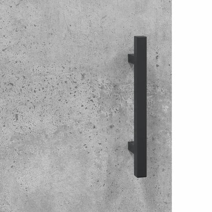 Sideboard Concrete Grey 69.5x34x90 cm Engineered Wood
