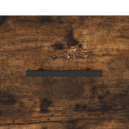 Sideboard Smoked Oak 69.5x34x90 cm Engineered Wood