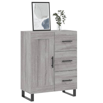 Sideboard Grey Sonoma 69,5x34x90 cm Engineered Wood