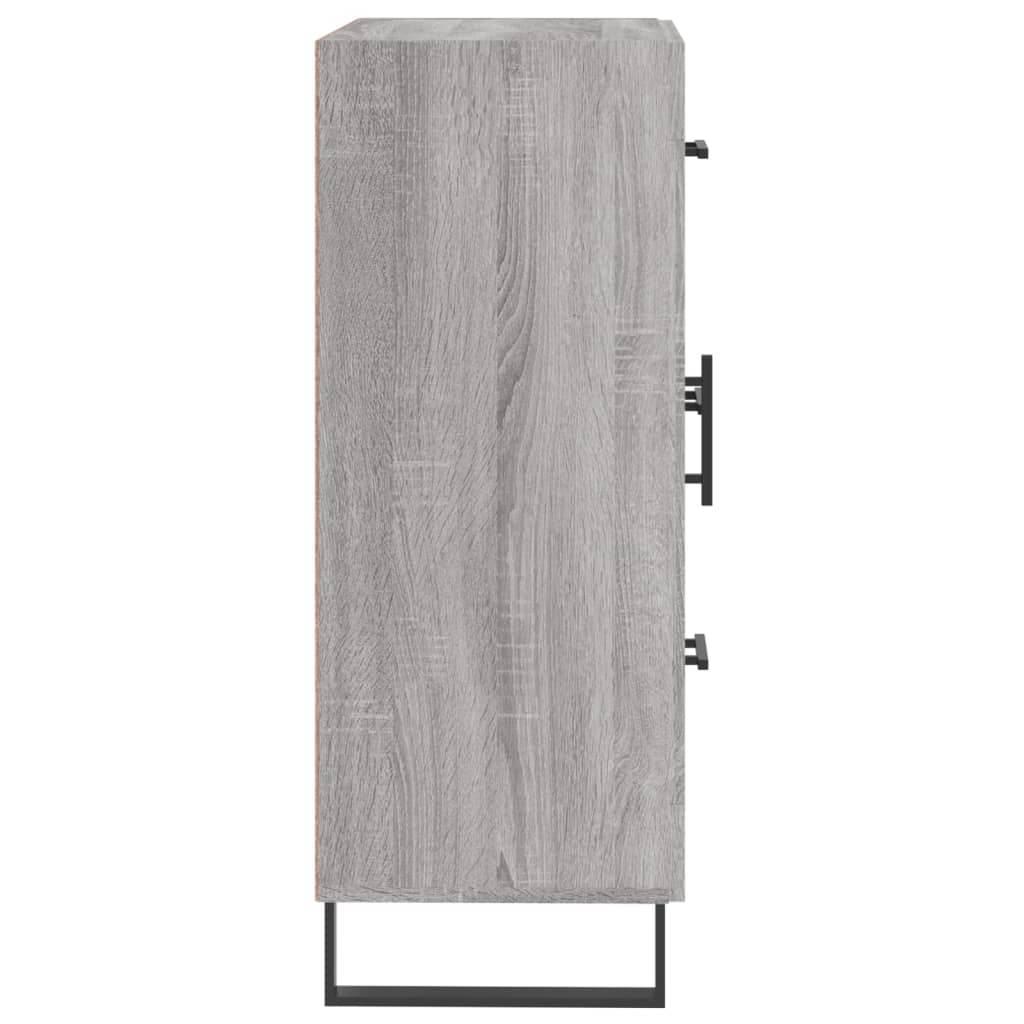 Sideboard Grey Sonoma 69,5x34x90 cm Engineered Wood