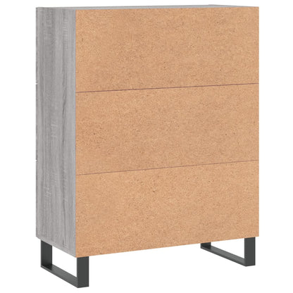 Sideboard Grey Sonoma 69,5x34x90 cm Engineered Wood