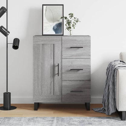 Sideboard Grey Sonoma 69,5x34x90 cm Engineered Wood