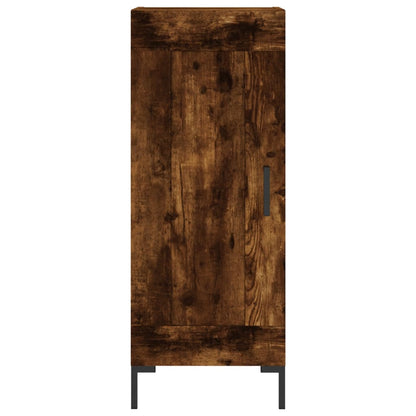 Sideboard Smoked Oak 34.5x34x90 cm Engineered Wood