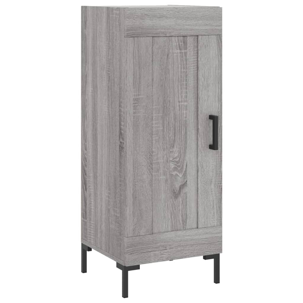Sideboard Grey Sonoma 34.5x34x90 cm Engineered Wood