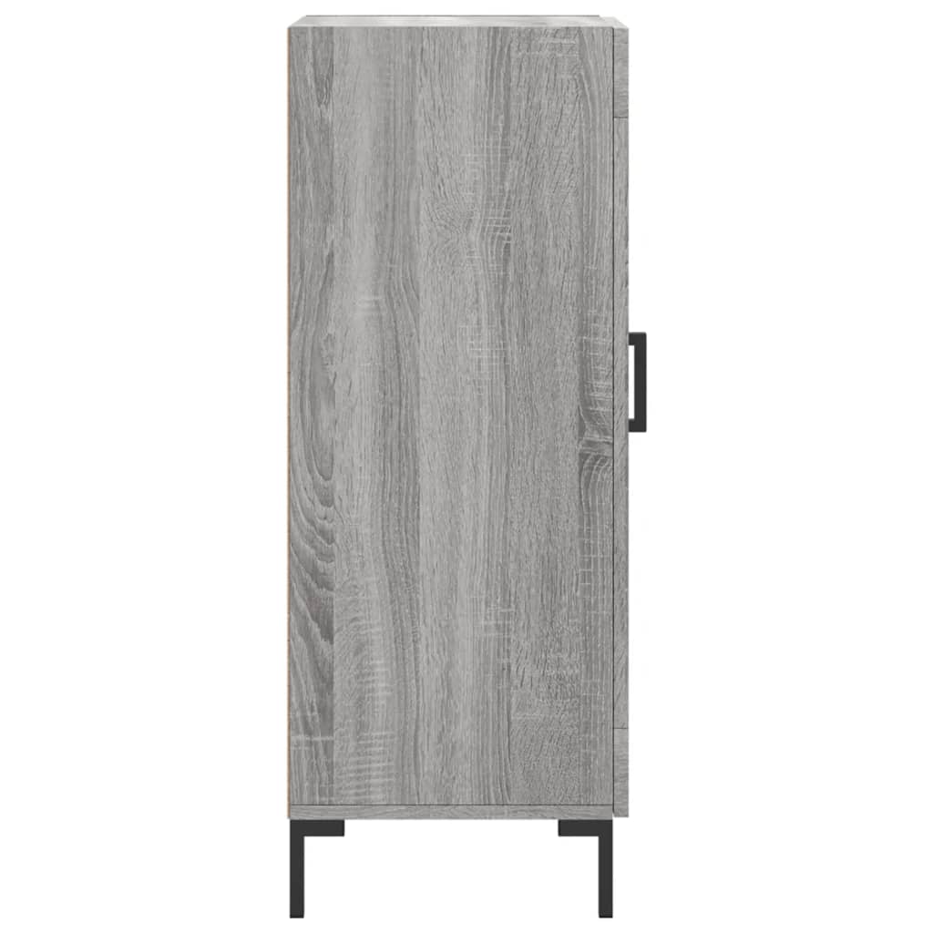 Sideboard Grey Sonoma 34.5x34x90 cm Engineered Wood