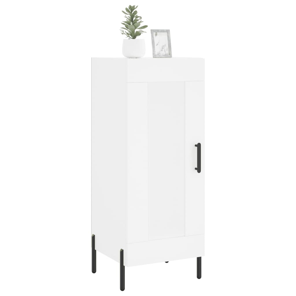 Sideboard White 34.5x34x90 cm Engineered Wood
