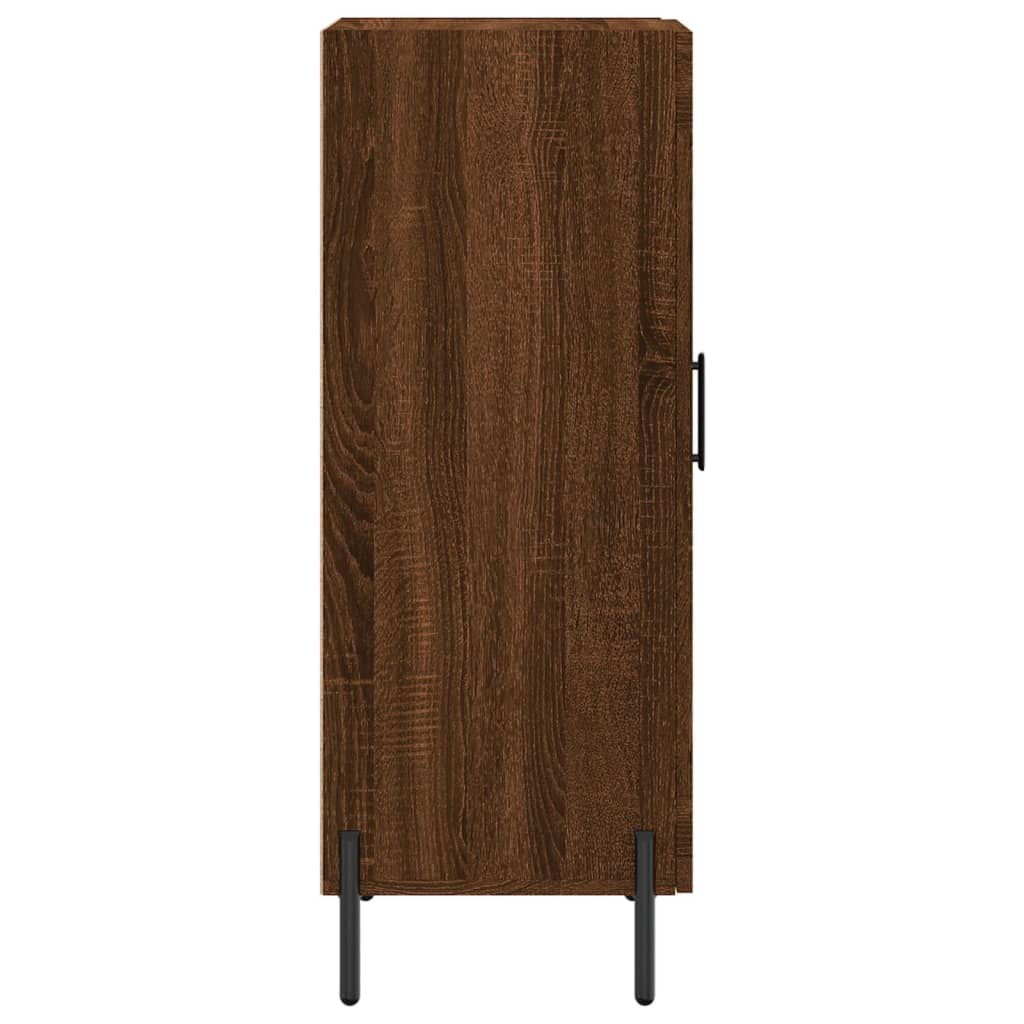 Sideboard Brown Oak 34.5x34x90 cm Engineered Wood
